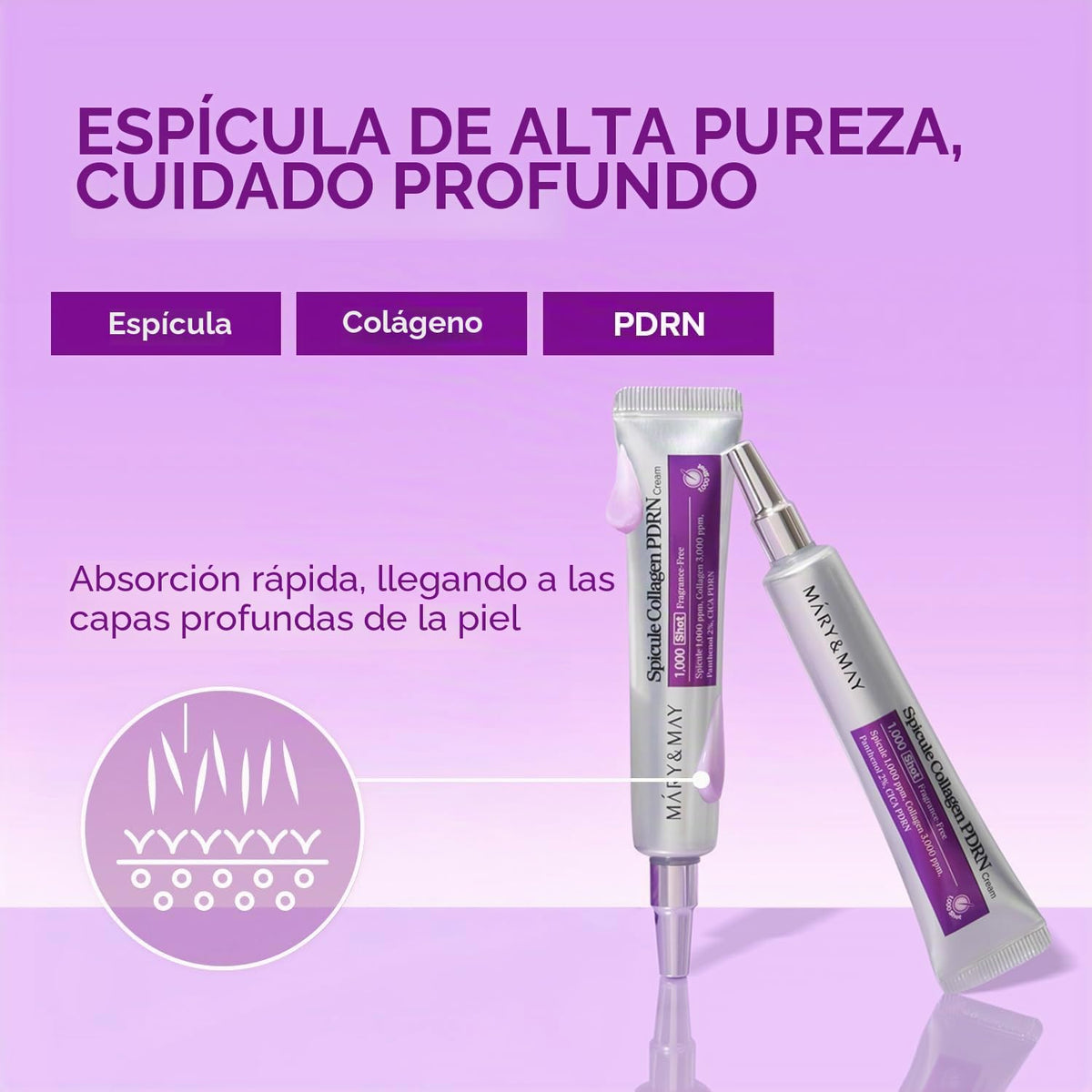 Spicule Collagen PDRN Cream 1000 Shot Mary&May