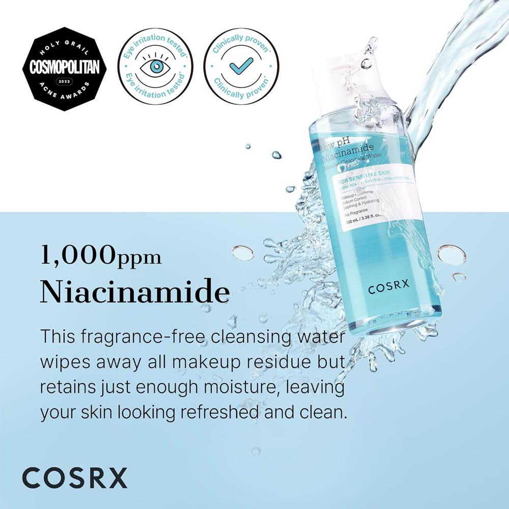 Low ph niacinamide Micellar Cleansing Water 100ml COSRX