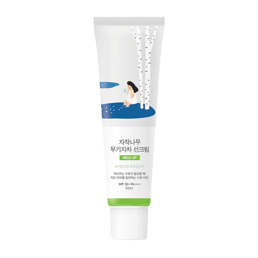 Birch Juice Moisturizing Mild Up Sunscreen SPF 50  Round Lab