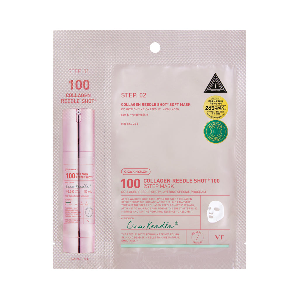 Collagen Reedle Shot 100 2-Step Mask VT Cosmetics