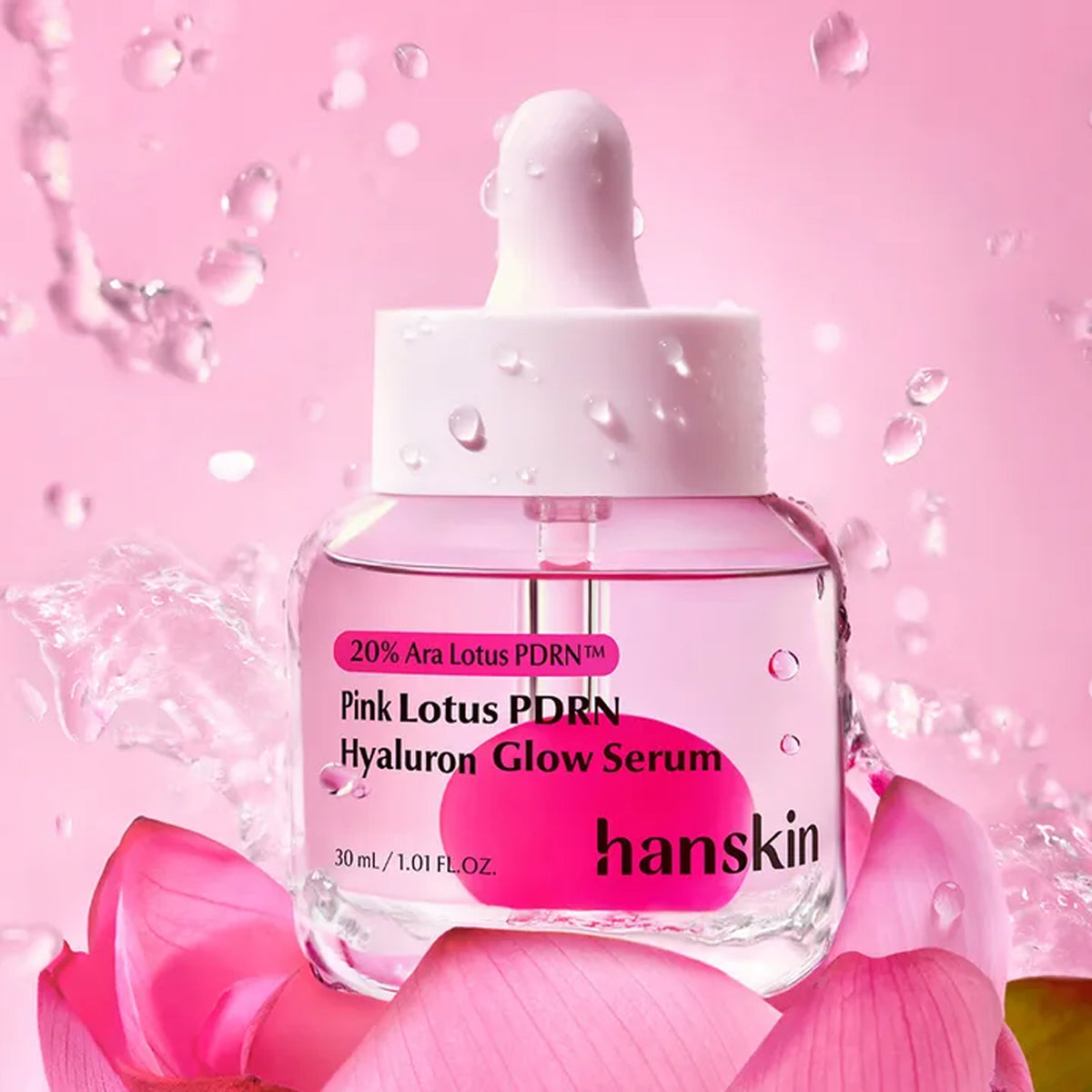 Pink Lotus PDRN Hyaluron Glow Serum HANSKIN