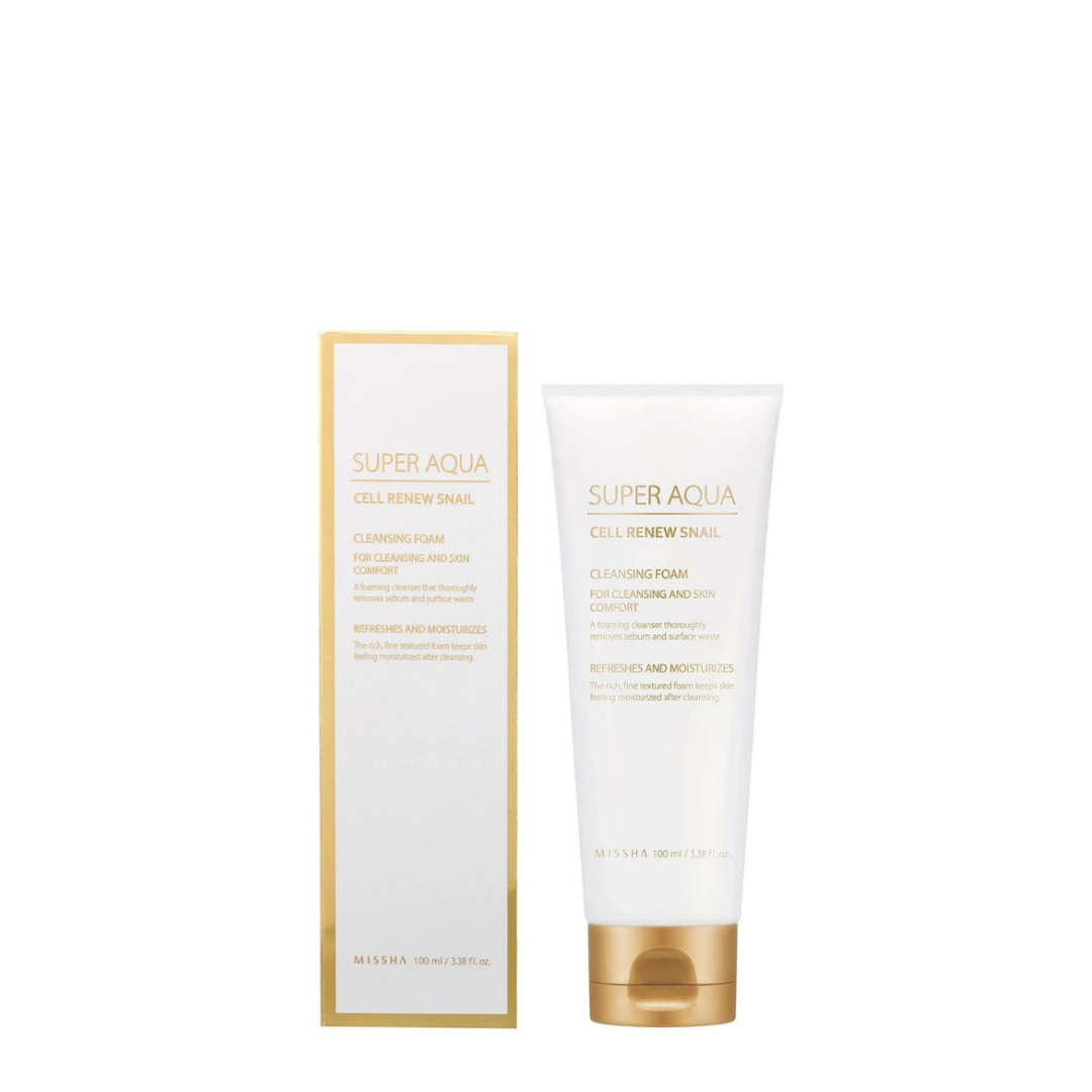 Super Aqua Cell Renew Snail Cleansing Foam MISSHA