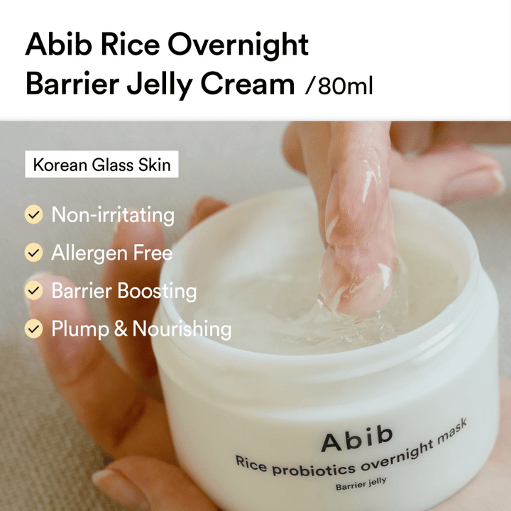 Rice Probiotics Overnight Mask Barrier Jelly Abib