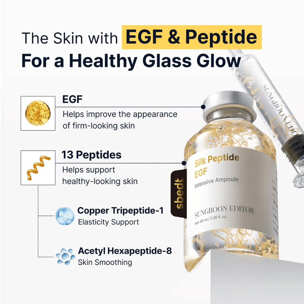 Silk Peptide EGF Intensive Ampoule SUNGBOON EDITOR