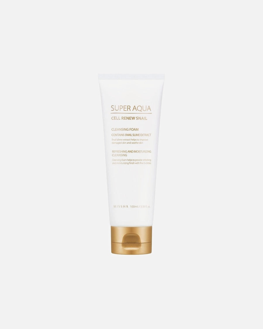 Super Aqua Cell Renew Snail Cleansing Foam MISSHA
