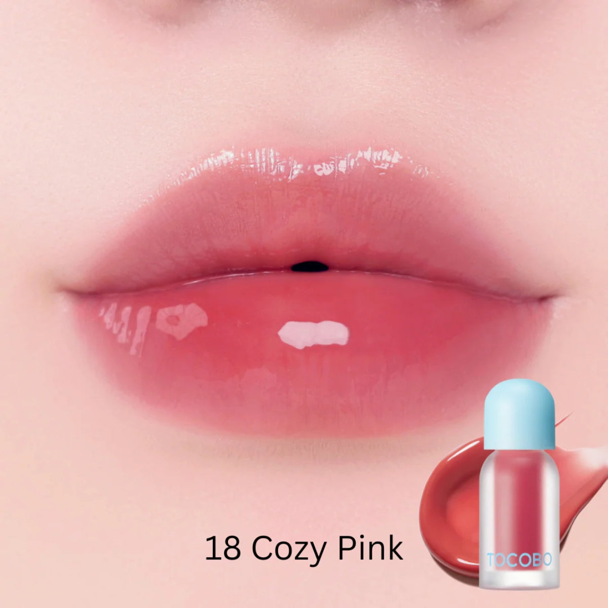 Aceite Labial Juicy Berry Plumping 18 Cozy Pink TOCOBO