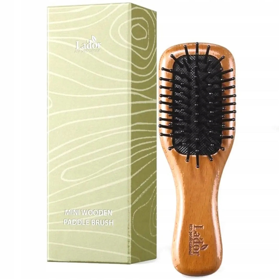 LADOR Mini Wooden Paddle Brush