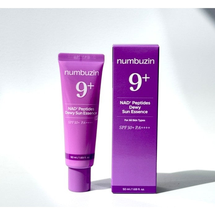 Numbuzin No.9 NAD Peptides Dewy Sun Essence SPF50+ PA++++
