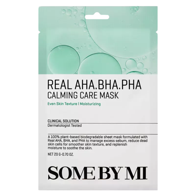 Real AHA-BHA-PHA Calming Care Mask SOME BY MI